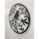 DAİRE KUŞ METAL DUVAR TABLOSU DAİRE KUŞ METAL DUVAR TABLOSU