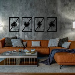  KARTLAR METAL DUVAR TABLOSU 